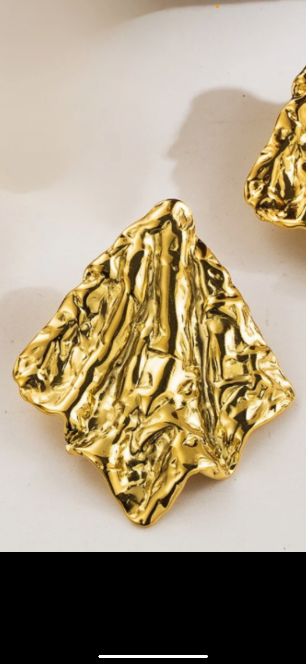 Statement earrings