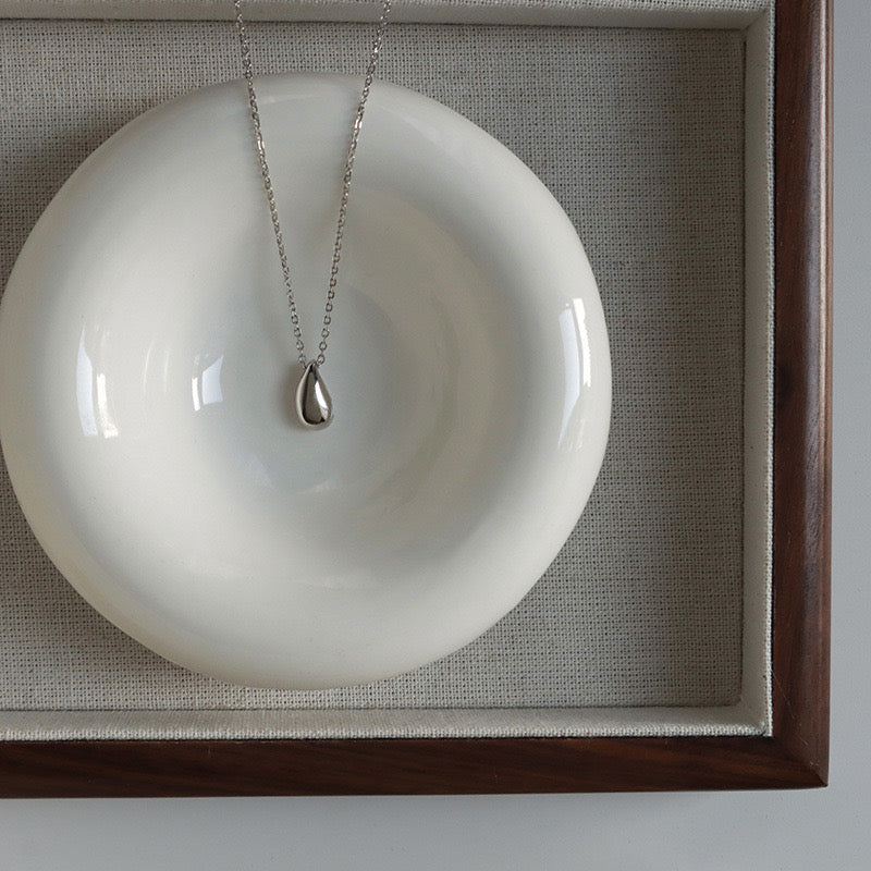 Water drop necklaces
