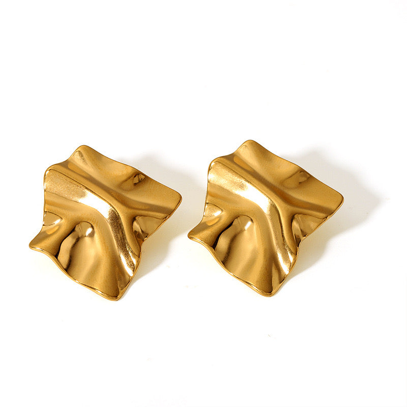 Geometric statement Earrings